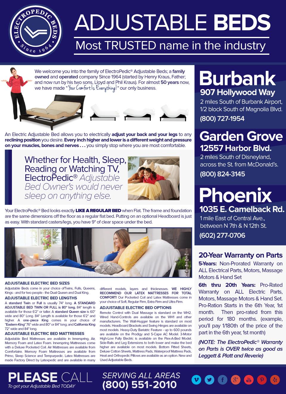 phoenix adjustable bed manufacturers