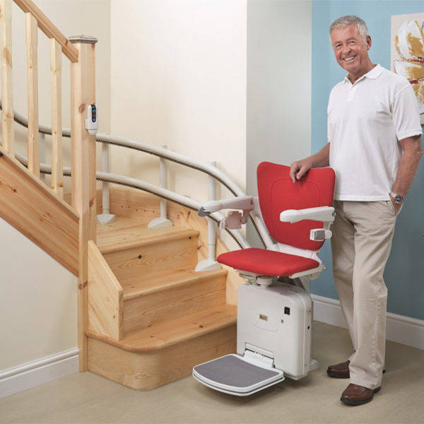 handicare 2000 best quality phoenix curved stairlift