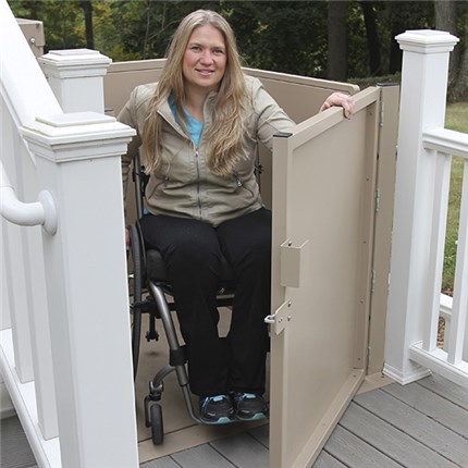 Phoenix VPL Wheelchair elevator lifts for mobile home porch