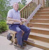 Outdoor exterior bruno elite stair lift chair
