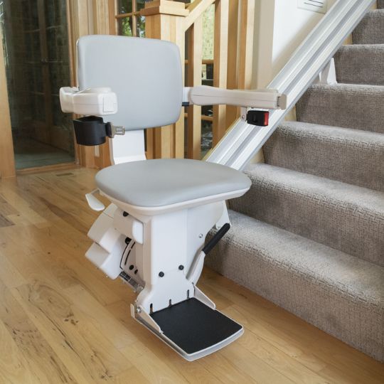 Tucson stairway staircase straight rail stair chair